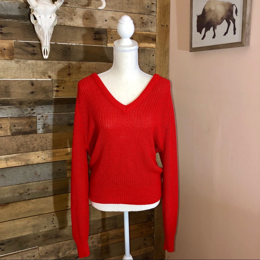 Hunters glen vintage red sweater